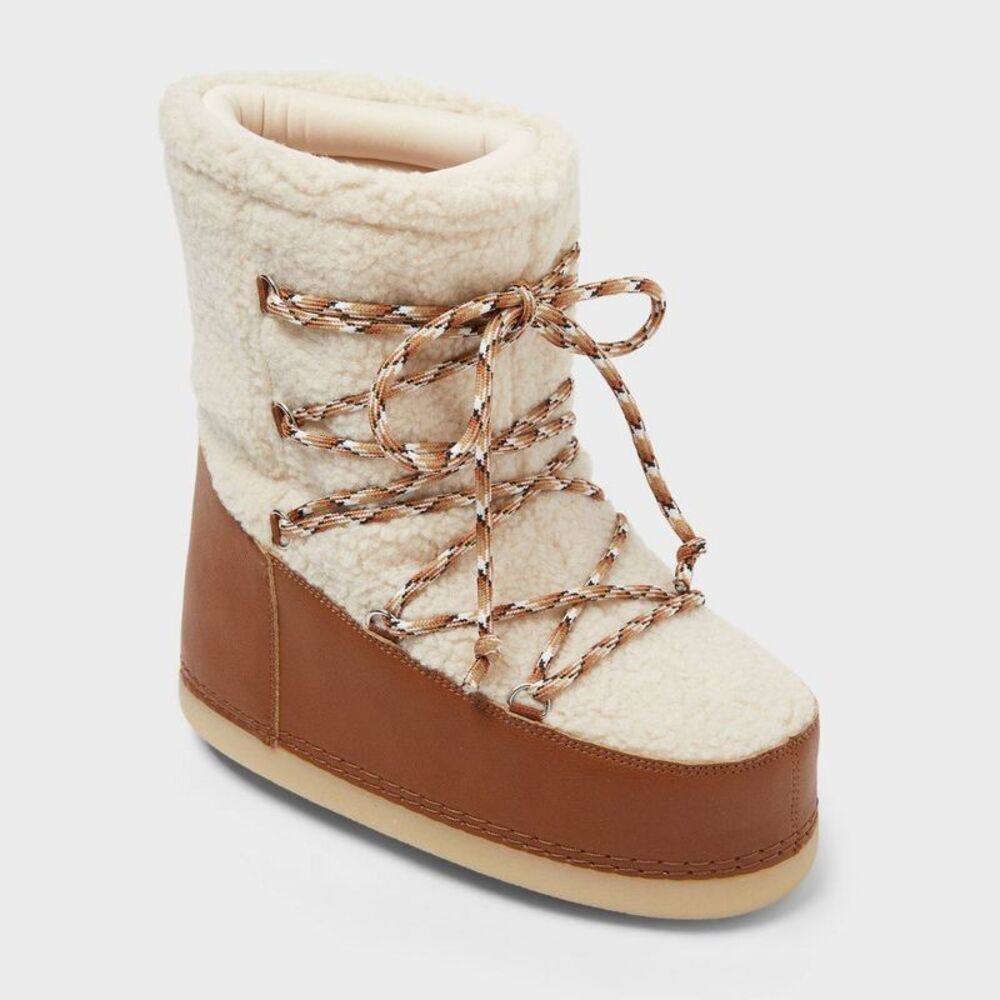 Women’s Zenita Boots with Memory Foam Insole - Universal Thread Cognac 7